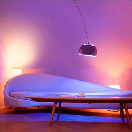 Лампа светодиодная диммируемая Xiaomi E27 9W RGB+CCT матовая X24994