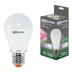 Лампа светодиодная TDM Electric E27 12W 3000K матовая SQ0340-0084