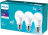 Лампа светодиодная Philips E27 11W 4000K матовая (3 шт) 929002299747