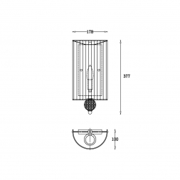 Бра Vele Luce Friuli VL1235W01