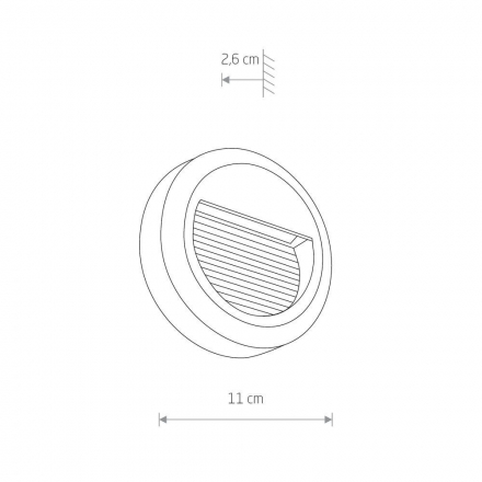 Уличный светодиодный светильник Nowodvorski Sidewalk Round Led 8147