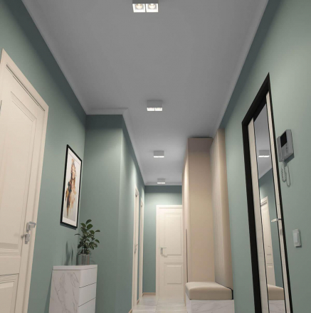 Накладной светильник Denkirs DK3085-WH+CH