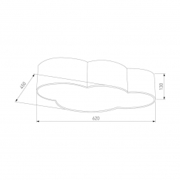 Настенный светильник TK Lighting 6072 Cloud