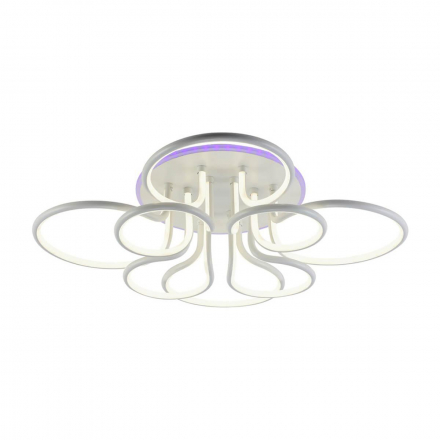 Потолочная светодиодная люстра Profit Light 6005/4+4A WHT