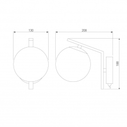 Бра Eurosvet Shape 70132/1 хром