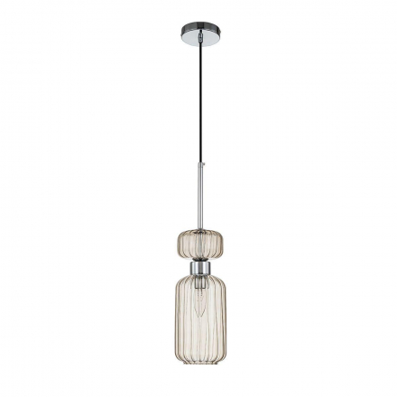 Подвесной светильник Escada Gloss 1141/1S Chrome/Beige