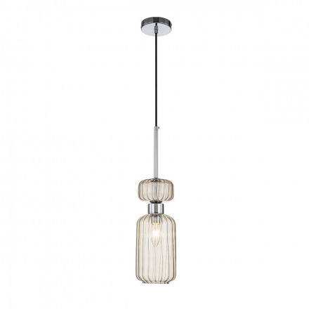 Подвесной светильник Escada Gloss 1141/1S Chrome/Beige