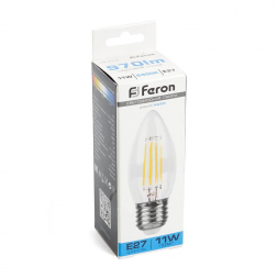 Лампа светодиодная Feron LB-713 Свеча E27 11W 6400K 38274