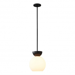 Подвесной светильник iLamp Mono P6079-1 BK+WH
