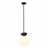Подвесной светильник iLamp Mono P6079-1 BK+WH