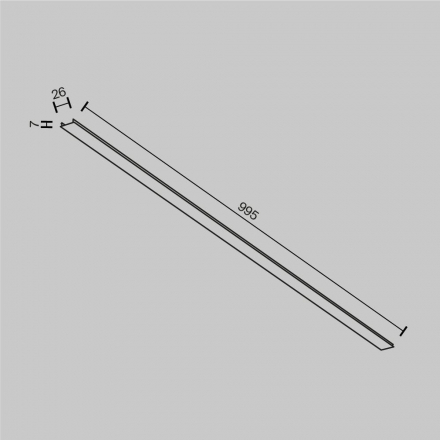 Декоративная накладка Maytoni Technical TRA034DO-1B