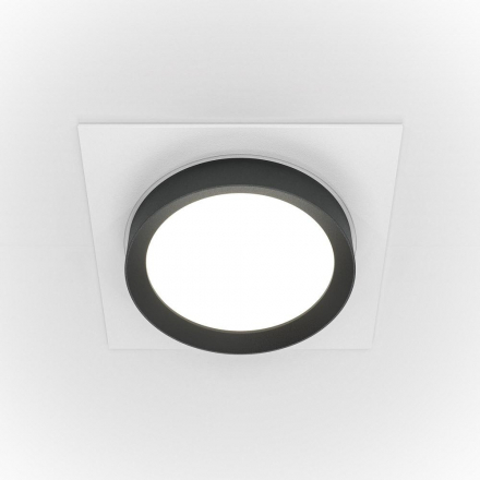 Встраиваемый светильник Maytoni Hoop DL086-GX53-SQ-WB