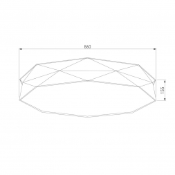 Потолочный светильник TK Lighting 6196 Kantoor Nature