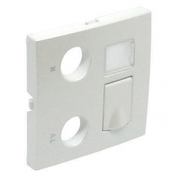 Лицевая панель Efapel Logus 90 розеток R-TV-RJ45/R-TV-RJ45-FO лед 90774 TGE