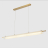 Подвесной светодиодный светильник Crystal Lux Tunnel SP40 Led Brass