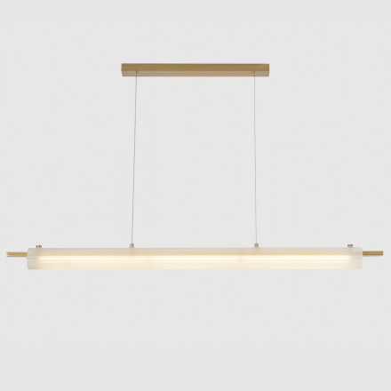 Подвесной светодиодный светильник Crystal Lux Tunnel SP40 Led Brass