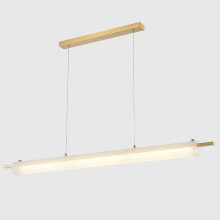 Подвесной светодиодный светильник Crystal Lux Tunnel SP40 Led Brass