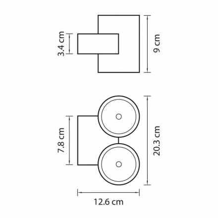 Уличный настенный светодиодный светильник Lightstar Paro 362672