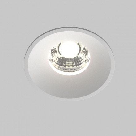Встраиваемый светодиодный светильник Maytoni Technical Round DL058-12W-DTW-W