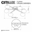 Потолочная светодиодная люстра Citilux Atman Smart CL226A161