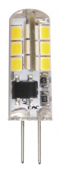 Лампа светодиодная Jazzway G4 3W 4000K прозрачная 1032072