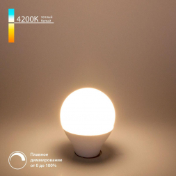 Лампа светодиодная диммируемая Elektrostandard E14 7W 4200K матовая BLE1449 a063765