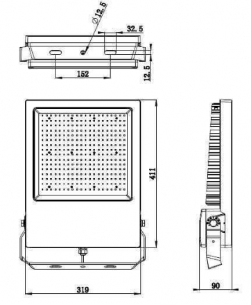 Прожектор светодиодный Deko-Light Atik 150W 5000K 732099