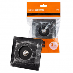 Розетка телевизионная SAT TDM Electric Лама старинное серебро SQ1815-0662