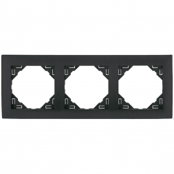 Рамка 3-постовая Efapel Logus 90 Aquarella серый 90930 TIS