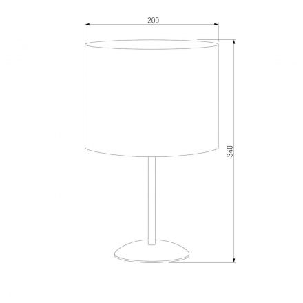 Настольная лампа TK Lighting 5278 Tercino Blue