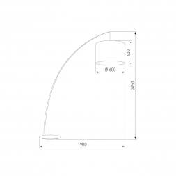 Торшер TK Lighting 6097 Moby