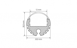 Профиль Arlight ARH-ROUND-D20-2000 ANOD 016219