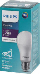 Лампа светодиодная Philips E27 13W 4000K матовая 929002305287