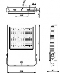 Прожектор светодиодный Deko-Light Atik 200W 5000K 732100