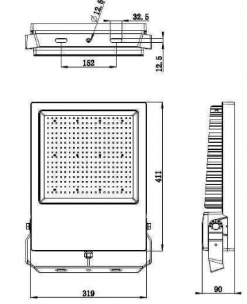 Прожектор светодиодный Deko-Light Atik 200W 5000K 732100