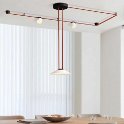 Трековый светодиодный светильник Denkirs Belty Flow DK5564-WH+BK