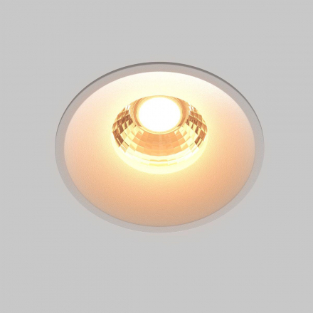 Встраиваемый светодиодный светильник Maytoni Technical Round DL058-12W2.7K-W
