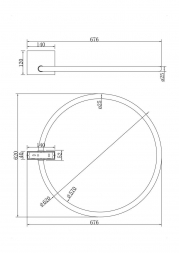 Настенный светильник Maytoni Anillo MOD315CL-L25CH3K