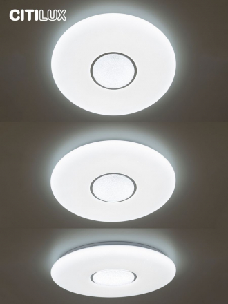 Потолочный светодиодный светильник Citilux Санта CL723900G