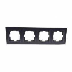 Рамка 4-постовая Mono Electric Despina графит 102-200000-163