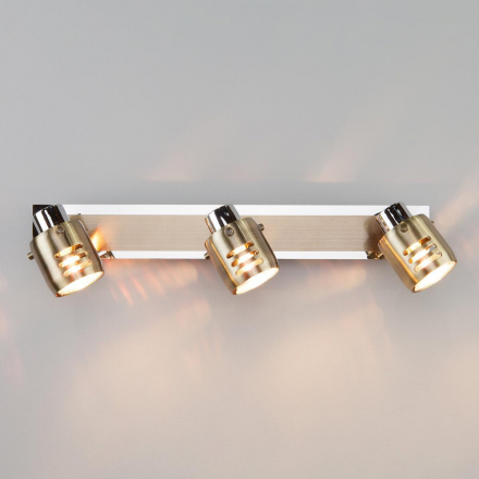 Спот Eurosvet 23463/3 хром/античная бронза