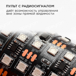 Светодиодная лента Apeyron 14,4W/m 60Led/m 5050SMD разноцветная 2M 81ЦЛ