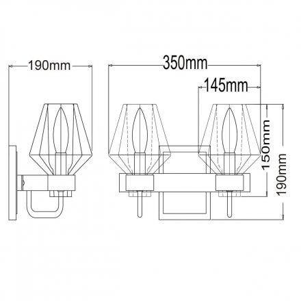 Бра MW-Light Джестер 104022302