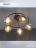 Потолочная люстра Seven Fires Rumo WD3527/5C-BK-CR-CL