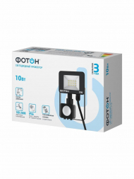 Прожектор светодиодный Фотон FL-10W6K65-PIR 10W 6500K 24538