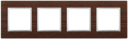 Рамка 4-постовая ЭРА Elegance 14-5304-10 Б0034587