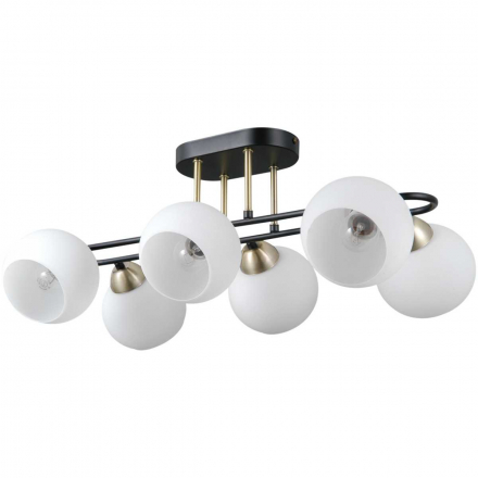 Потолочный светильник ILLUMICO IL0790-6CSQ-25 BK AB TRENTO