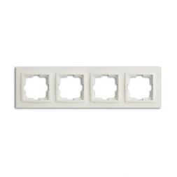 Рамка 4-постовая Mono Electric Despina жемчуг 102-250000-163