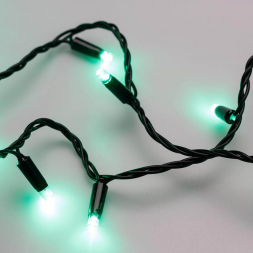 Уличная светодиодная гирлянда Ardecoled нить 230V зеленый ARD-String-Classic-10000-Black-100Led-Std Green 025800