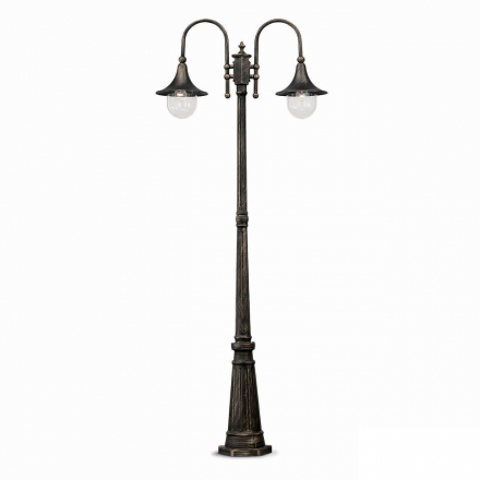Садово-парковый светильник Ideal Lux Cima Pt2 Nero Antico 024097
